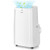 12000Btu 3-In-1 Portable Air Conditioner With Remote-White ES10115US-WH By CW