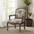 Madison Park Monroe Camel Back Exposed Wood Chair Fpf18 0501