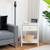 Wooden Storage Shelf With Drawer For Bedroom And Living Room White Hw66943Wh By Cw