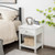 Wooden Storage Shelf With Drawer For Bedroom And Living Room-White HW66943WH By CW