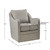 Madison Park Brianne Brianne Wide Seat Swivel Arm Chair- Grey Multi MP103-0985 By Olliix