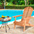 Eucalyptus Chair Foldable Outdoor Wood Lounger Chair Hw63703 By Cw