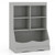 3-Tier Children'S Multi-Functional Bookcase Toy Storage Bin Floor Cabinet-Gray HW64061GR By CW