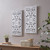 Madison Park Botanical Wood Panel Carved Wall Panel 2 Piece Set MP95B-0230 By Olliix