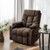 Electric Power Lift Recliner Massage Sofa Brown Hw65587Bn By Cw