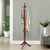 Entryway Height Adjustable Coat Stand With 9 Hooks-Brown HW65614BN By CW