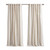 INK+IVY Imani Cotton Printed Curtain Panel With Chenille Stripe And Lining II40-1292 By Olliix