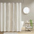 Olliix Imani Cotton Printed Shower Curtain With Chenille Stripe Ii70 1121