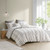 Olliix Kara 3 Piece Cotton Jacquard Duvet Cover Set King Cal King Ii12 1269