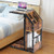Industrial C Shape Snack End Table With Storage Space Hw64013 By Cw