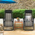 2 Pieces Folding Patio Rattan Zero Gravity Lounge Chair Gray Op70634Gr 2 By Cw