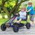 4 Wheel Pedal Powered Ride On With Adjustable Seat Blue Ty327797Bl By Cw