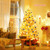 6/7.5 Feet Artificial Tinsel Christmas Tree Hinged With Foldable Stand-6 Ft CM22828 By CW