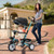 7 In 1 Detachable Baby Stroller With Canopy And Safety Harness Blue Bc10124Bl By Cw