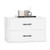 2-Drawer Stackable Horizontal Storage Cabinet Dresser Chest With Handles-White JZ10082WH By CW