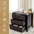 3 Drawer Dresser Chest Of Drawers Bedside Table-Black HW65855BK By CW
