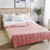 20 Lbs 60" X 80" Heavy Weighted Soft Breathable Blanket With Natural Bamboo Fabric -Pink HT1134PI By CW