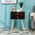 Mid Century Modern 2 Drawers Nightstand In Natural Coffee Hw65705Cf By Cw