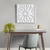 Madison Park Boho Notion 24X24" Square Mdf Carved Wall Panel MP95B-0252 By Olliix