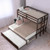 Twin Pull Out Bunk Bed With Trundle Wooden Ladder Espresso Hw66936Es By Cw