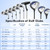 Men’S Profile Complete Golf Club Package Set Includes 10 Pieces-Blue SP37407BL By CW