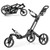 Folding Golf Push Cart With Scoreboard Adjustable Handle Swivel Wheel-Gray SP37608GR By CW