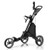Folding 3 Wheels Golf Push Cart With Bag Scoreboard Adjustable Handle-Gray SP37605GR By CW