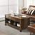 Lift Top Coffee Table With Hidden Storage Compartment Brown Hw65716Fg By Cw