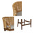 Martha Stewart Playa Handcrafted Rattan Counter Stool 25" H MT104-0169 By Olliix