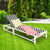 Patio Adjustable Reclining Chair Lounge Chair Chaise For Garden Deck Wheel HW64414 By CW