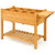 Elevated Planter Box Kit With 8 Grids And Folding Tabletop GT3652 By CW