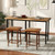 Set Of 2 25.5 Inch Barstools With Removable Cushion And Footrest JV11220 By CW
