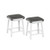 Set Of 2 24/30 Inch Dining Bar Stool With Acacia Wood Frame-24 Inches JV11218WH-24 By CW