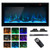 Electric Fireplace In-Wall Recessed With Remote Control And Adjustable Color And Brightness-36 Inches FP10530US-36 By CW