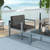Contemporary Sofa Chair With Wpc Armrests And Back Cushions Gray Np11317Gr By Cw