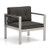 Contemporary Sofa Chair With Wpc Armrests And Back Cushions-Gray NP11317GR By CW