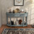 52 Inch Retro Console Table With 2 Drawers And Open Shelf Entryway Sofa Table-Blue JV11262BL By CW