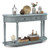 52 Inch Retro Console Table With 2 Drawers And Open Shelf Entryway Sofa Table-Blue JV11262BL By CW