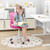Ergonomic Children Study Chair With Adjustable Height-Pink CB10580RO By CW