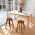2 Set Of 24 5 Inch Counter Height Bar Stool With Rubber Wood Frame Jv10854 By Cw