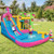 Inflatable Bounce Castle With Long Water Slide And 735W Blower Np10749Us By Cw