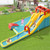 7-In-1 Inflatable Dual Slide Water Park Bounce House With 680W Blower OP70653+ES10151US By CW