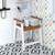 Shower Bench With Arms For Inside Shower Shaving Legs Brown Ba7864Cf By Cw
