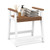 Shower Bench With Arms For Inside Shower Shaving Legs-Brown BA7864CF By CW