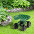 Garden Rolling Workseat With 360Swivel Seat And Adjustable Height Green Gt4029Gn By Cw