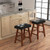 Set Of 2 Modern Backless Bar Stools With Padded Cushion 24 Inches Jv10936 24 By Cw