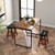 Set Of 2 Modern Backless Bar Stools With Padded Cushion-24 Inches JV10936-24 By CW