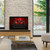 20 Inch Electric Fireplace Heater With Realistic Pinewood Ember Bed-Black FP10359US-BK By CW