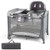 5-In-1 Portable Baby Playard With Cradle And Storage Basket-Gray BC10071GR By CW