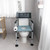 4-In-1 Folding Bedside Commode Chair With Detachable Bucket And Towel Holder JH10008 By CW